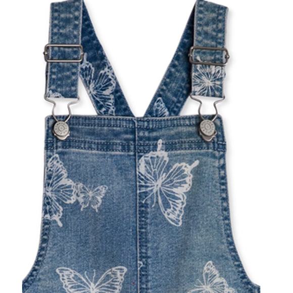 EPIC THREADS Little Girls All Over Print Denim Light Wash Skirtall Size 6X NWT - Picture 3 of 4
